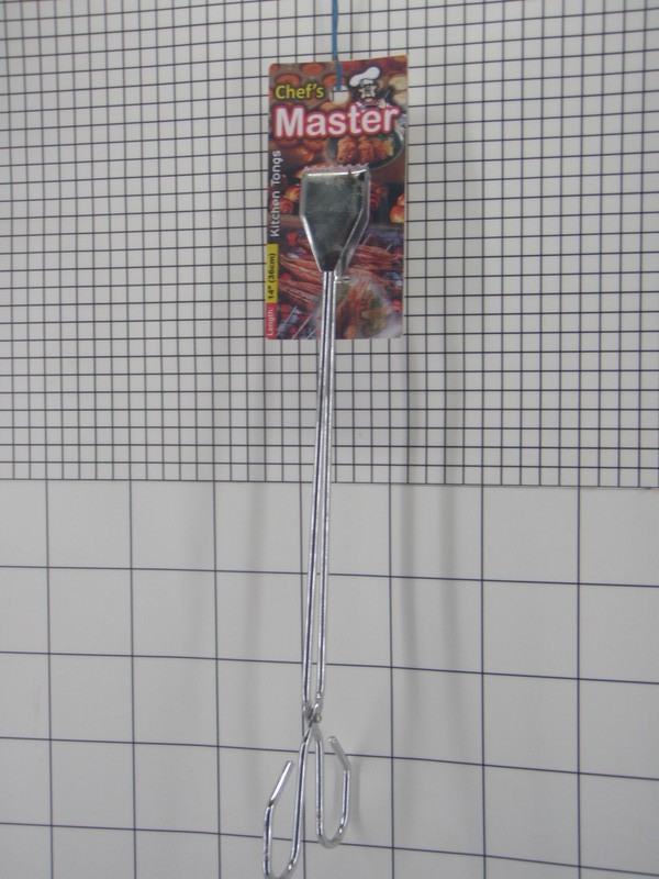 PENJEPIT MAKANAN TONG BENTUK GUNTING 14"36CM 8.0