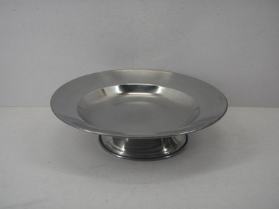 GE - Piring Stand Buah Kue Stainless 18 Cm
