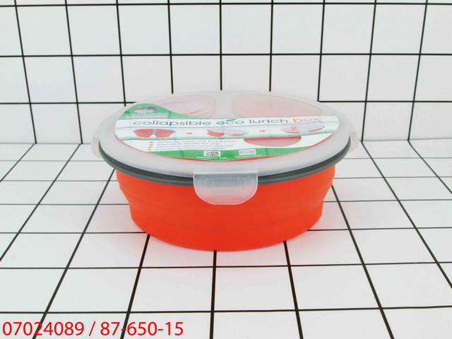 GE - Lunch Box / Kotak Makan Bulat Silikon