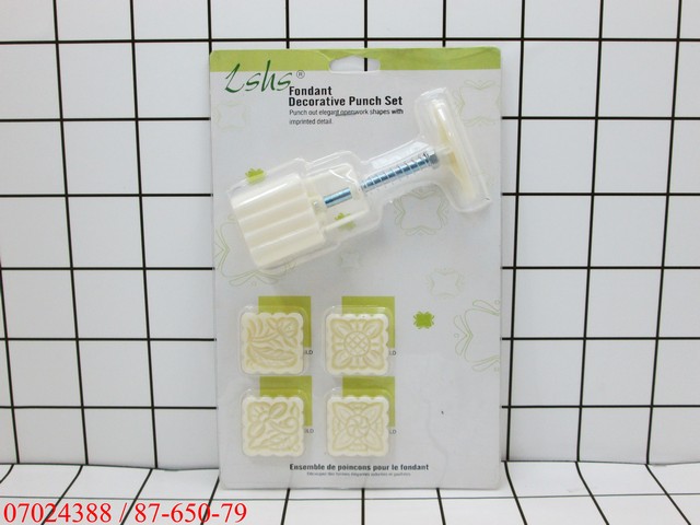 GE - Alat Dekorasi Cetak Fondant Punch Set