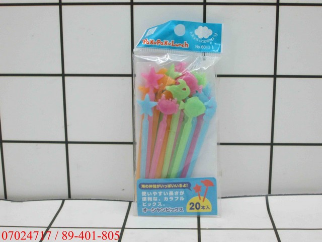 GE - Tusukan Plastik Untuk Makanan 20 Pcs