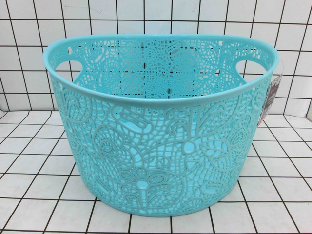 Keranjang Serbaguna Plastik Motif Renda YM-3723