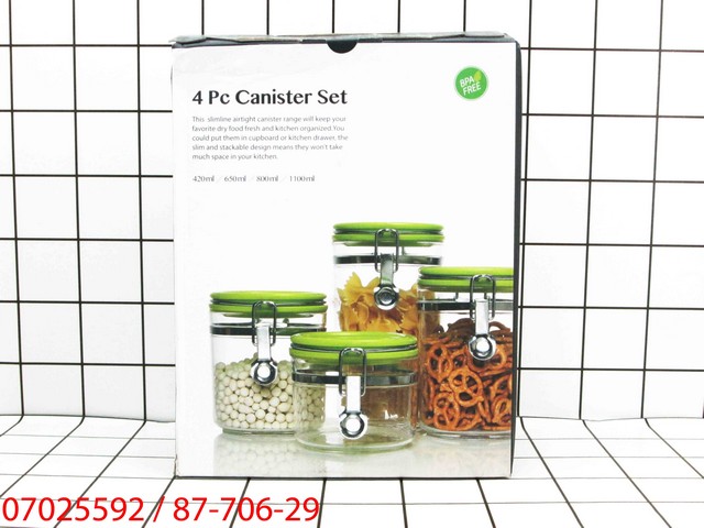 GE - Toples Makanan 4 Pcs
