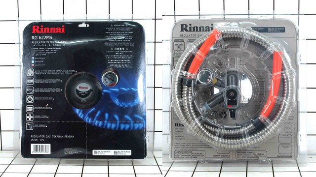 Rinnai Selang Gas dan Regulator RG-622MS