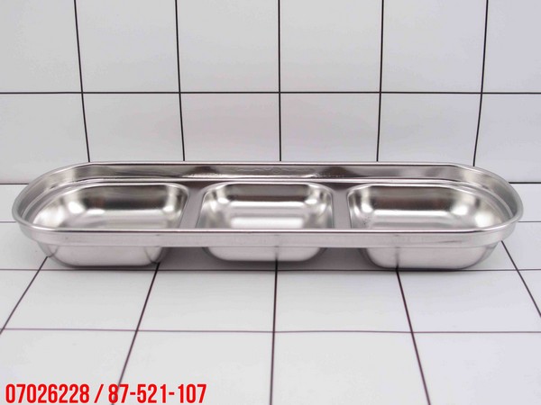 GE Plate Saus / Tempat Saus Stainless Steel 3 Case