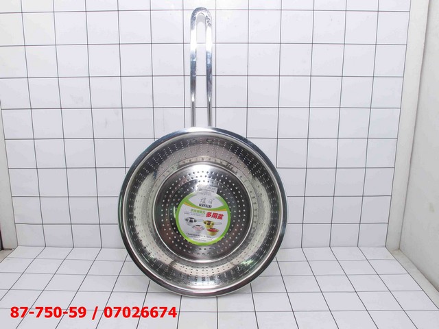 Penjepit Makanan Saringan Panci Stainless 24 Cm