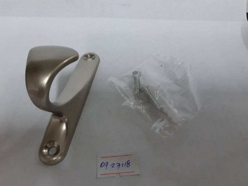 Kapstok Hook Gantungan Baju Single Silver