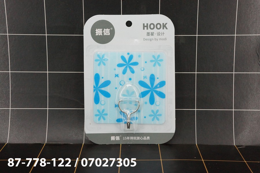 ZENXIN Hook 5 kg 1 unit, Gantungan Pengait Tempel Dinding, Sticky Hook