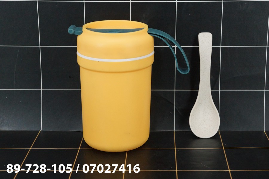 GE - Gelas Sup + Sendok Minimalis