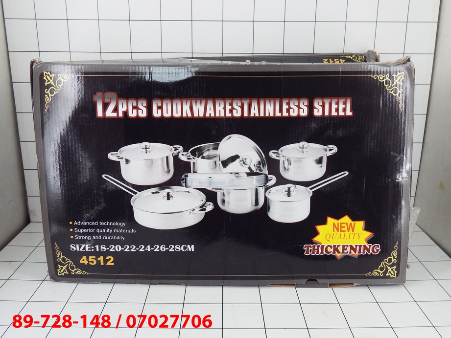 Set Panci 12 Pcs Tebal 4512