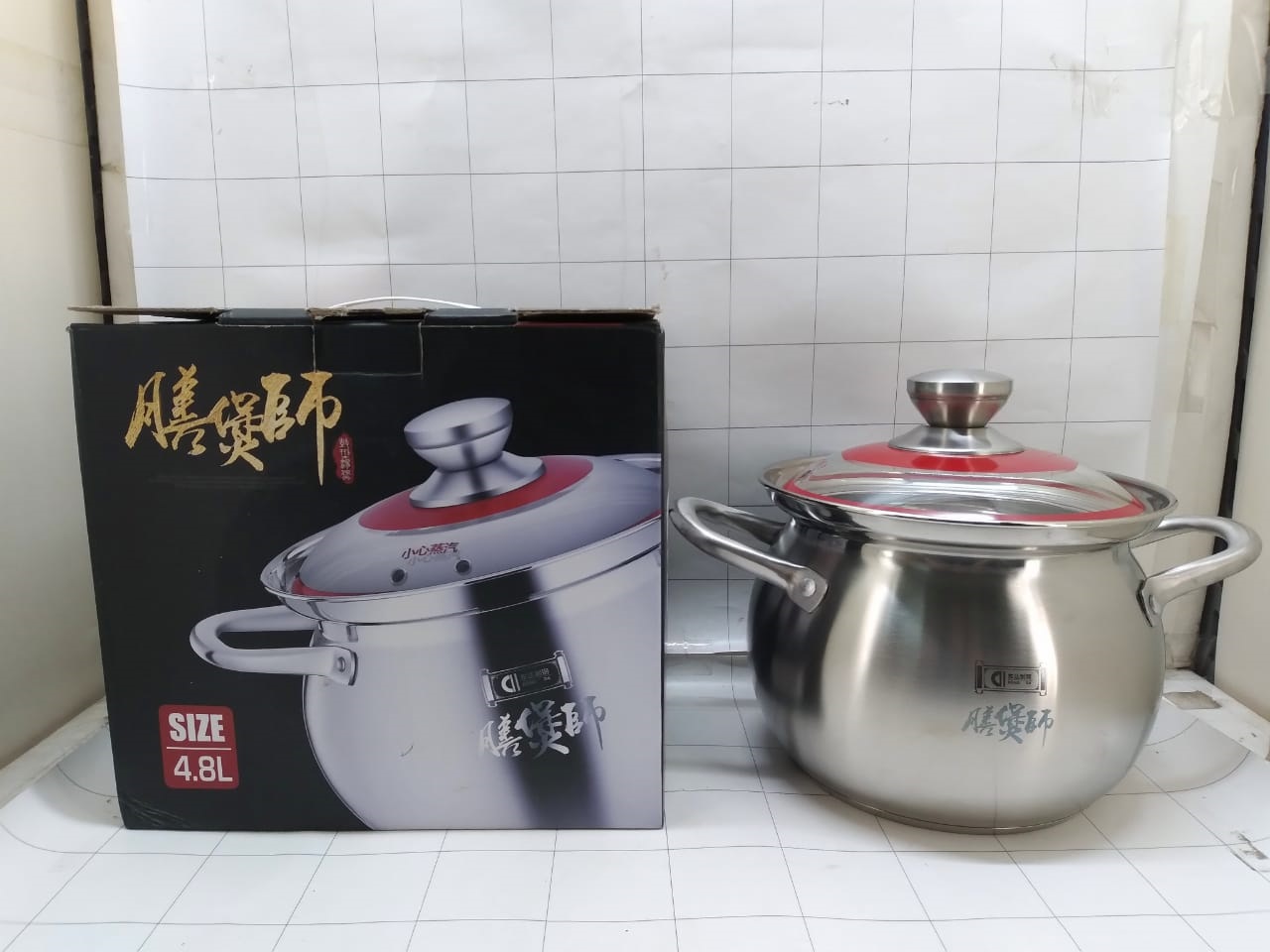 Meal Pot / Panci Soup Pot Stainless 4,8 Liter