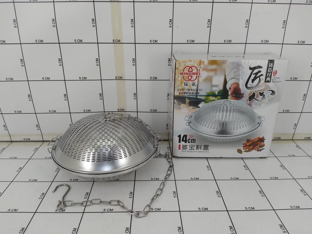 Saringan Bumbu Kaldu Stainless Steel 14 Cm