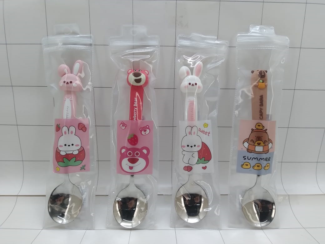 Sendok Karakter Gagang Lucu