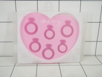 Cetakan Es Batu Love Ring