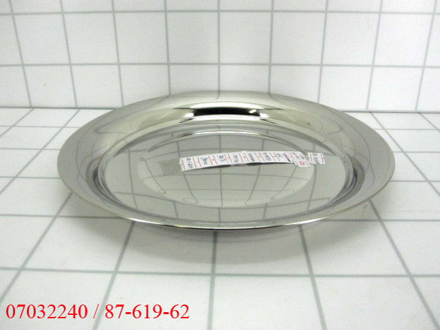 GE - Piring Bulat Stainless Steel 24 cm