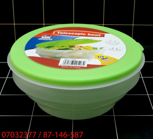 GE - Lunch Box / Kotak Makan Bulat Silikon 16 cm