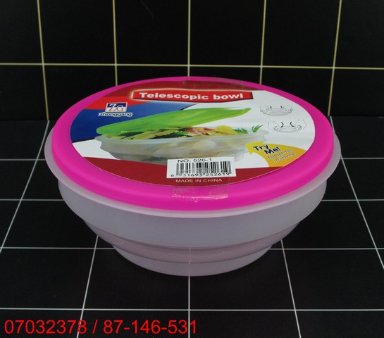 GE - Lunch Box / Kotak Makan Bulat Silikon 14 cm