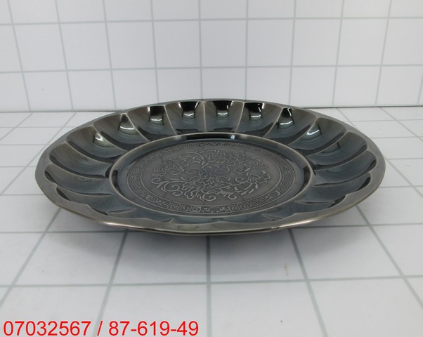 GE - Piring Bulat Stainless Steel 25 cm
