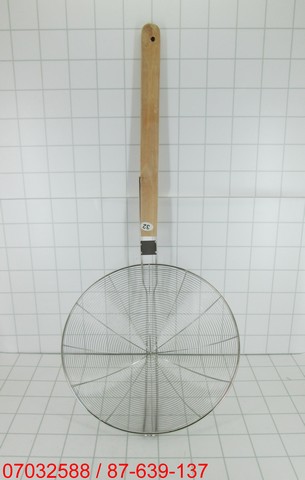 GE - Saringan Parabola Gagang Kayu 32 Cm