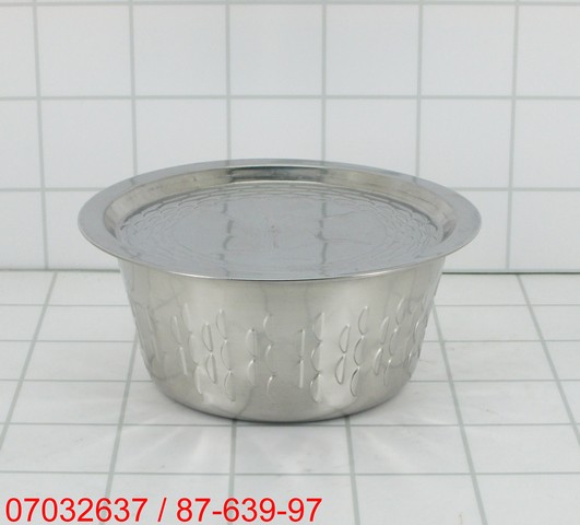 GE - Basin Motif + Tutup Stainless Steel 18 cm