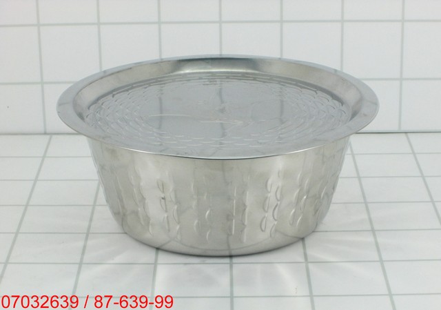 GE - Basin Motif + Tutup Stainless Steel 22 cm
