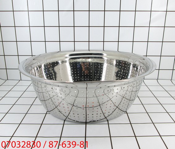 Baskom Lubang Stainless Steel 34 Cm