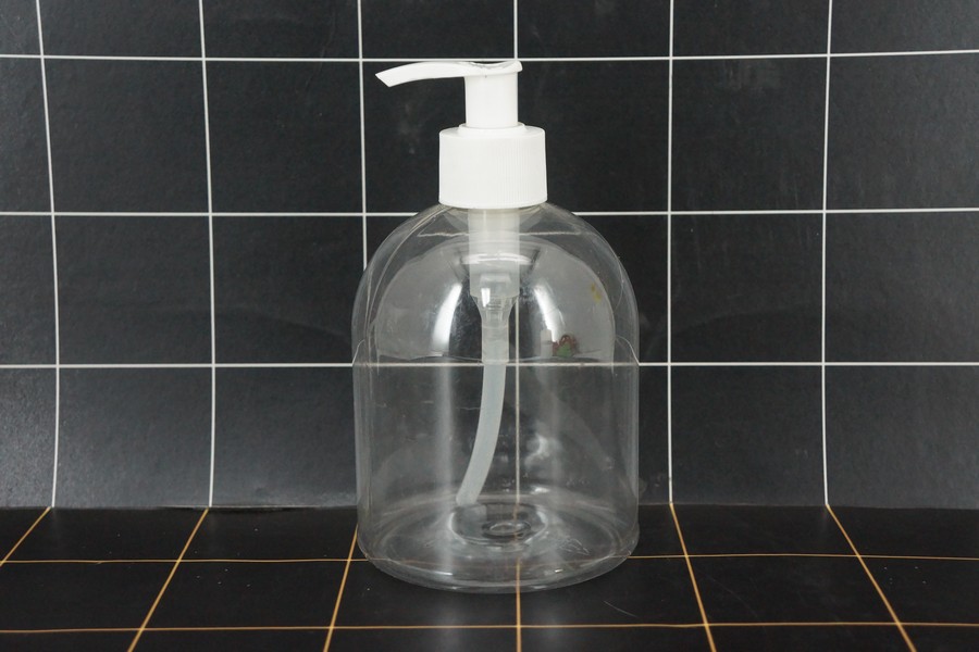 GE - Botol Pump Bening Pendek 500 ml