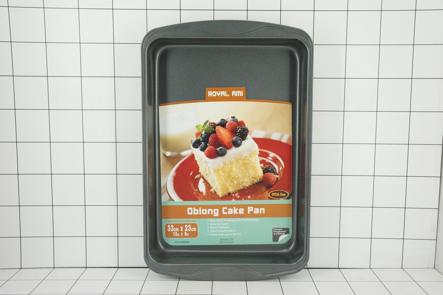 Ami Loyang Kue Roti Non Stick  Anti Lengket Oblong Cake Pan