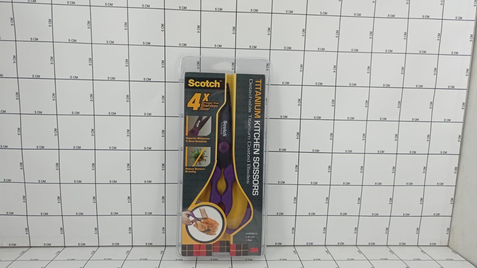 Scotch Scissors Ks-Dt Kitchen Detachable Purpel
