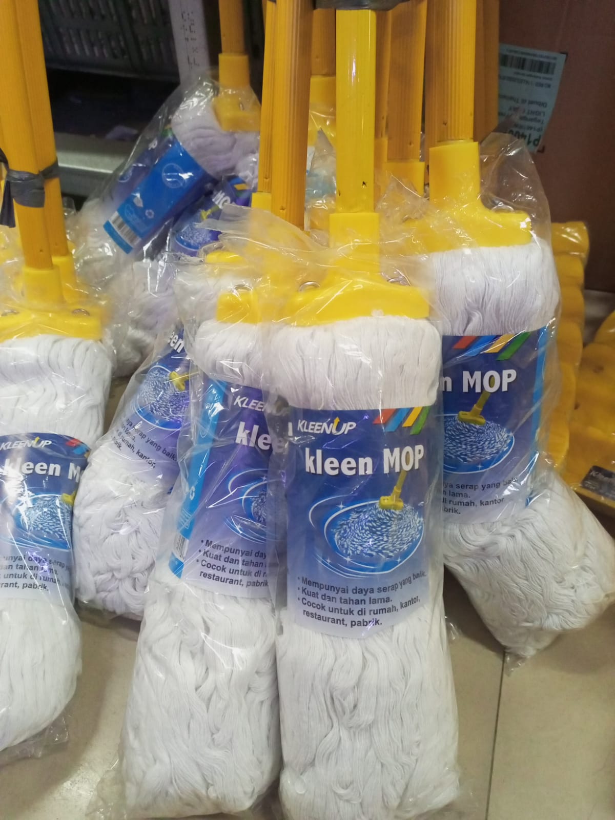 Kleen UP 0001 Mop Alat Pel Lantai / Pel Bulat Sumbu Pel
