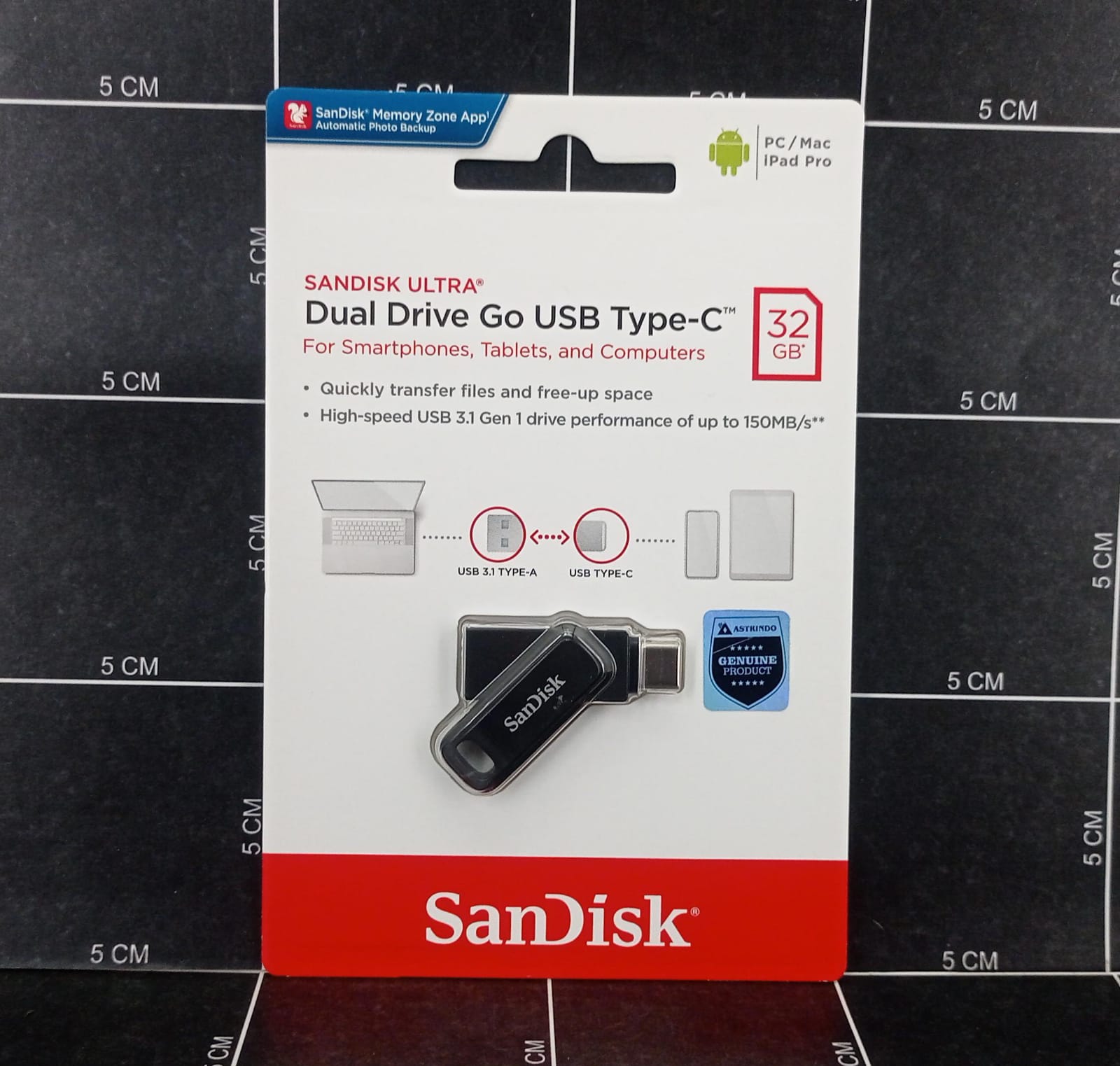 Sandisk dual drive go to USB type C 32gb