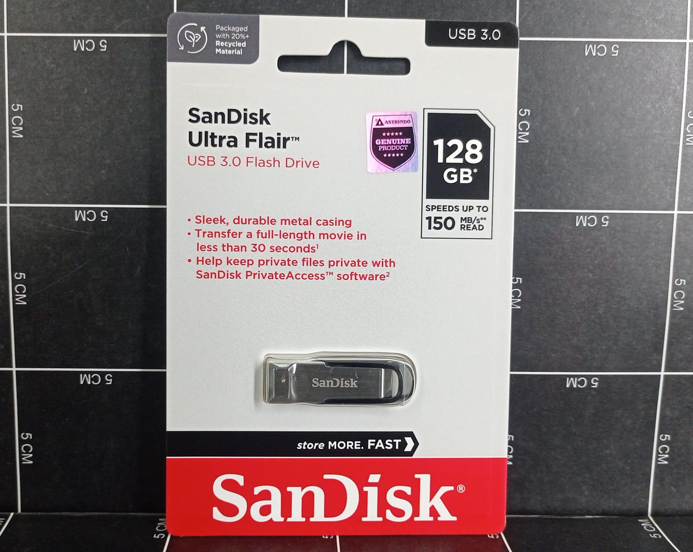 SANDISK Ultra Flair 128GB USB 3.0 Flashdisk