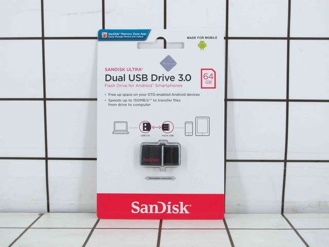 Sandisk Ultra Dual USB Drive 3.0 64GB