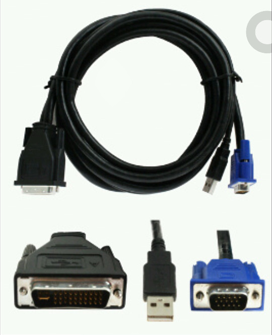 Kabel DVI Plus 1 To VGA USB
