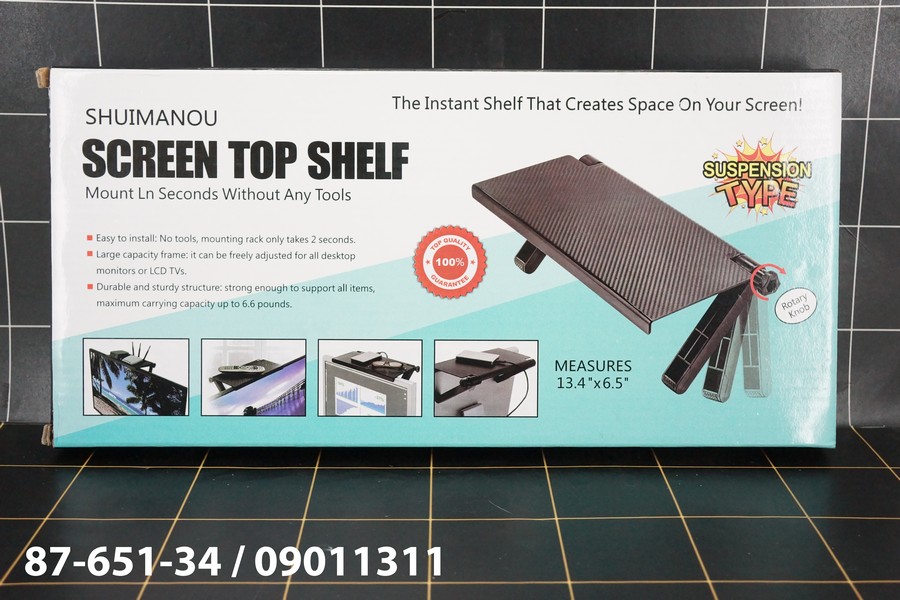 Rak Aksesoris Komputer Screen Top Shelf SF03