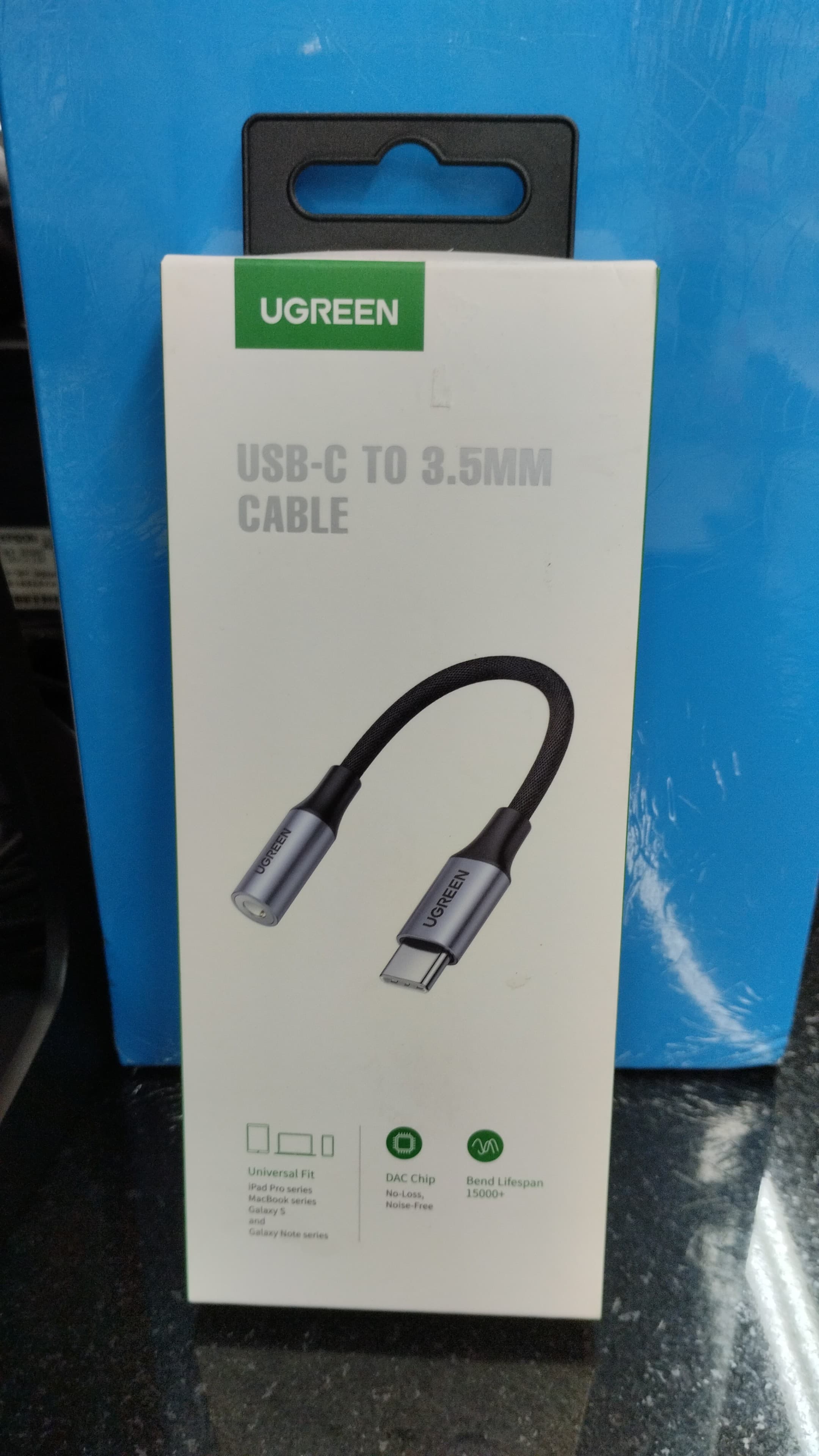 UGREEN USB C to 3,5mm Audio DAC Converter 10cm 80154