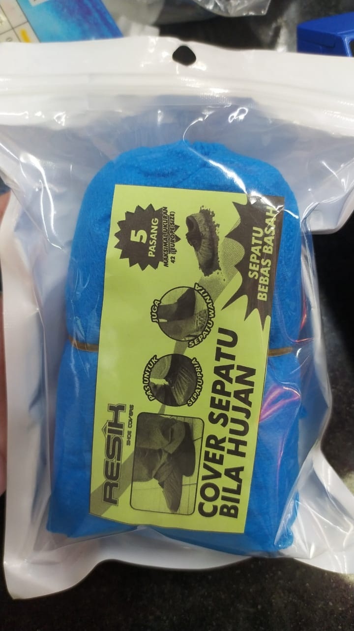 Cover Sepatu Kain 5 Pasang