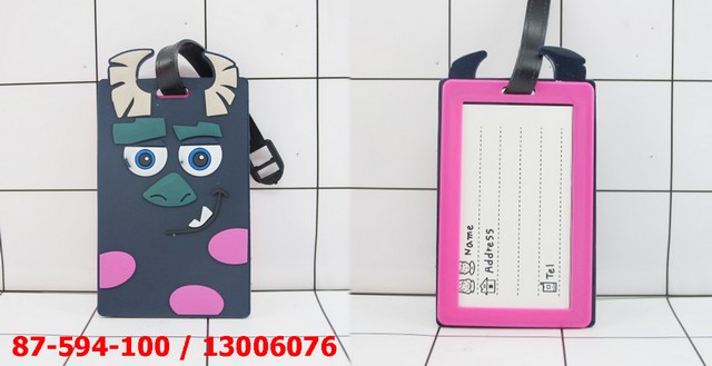 GE - Luggage Tag / Gantungan ID Card Koper Monster Inc