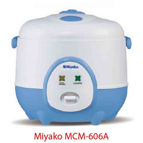 MIYAKO MCM-606A Rice Cooker / Magic Com 3 in 1 - Putih Biru