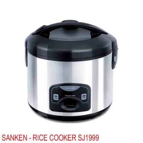 SANKEN Rice Cooker Magic Com SJ1999 1,8 Liter Stainless
