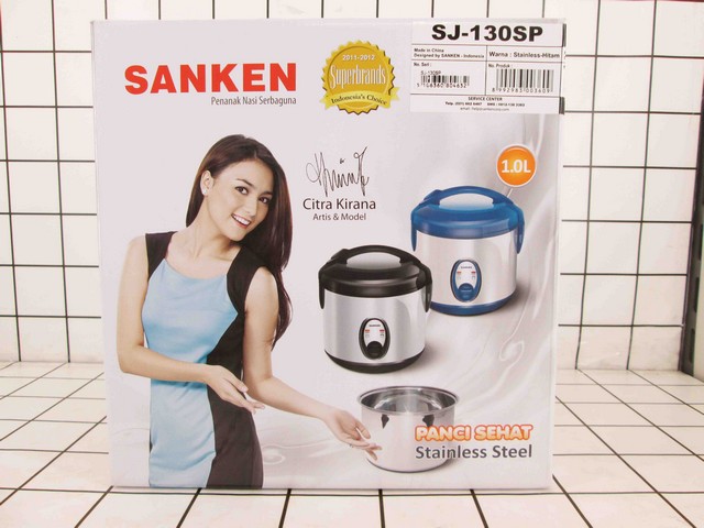 Rice Cooker Magic Sanken SJ-130 1 Liter Hitam