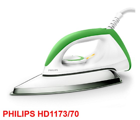 Setrika Philips HD-1173 Green 350 Watt 240 Volt