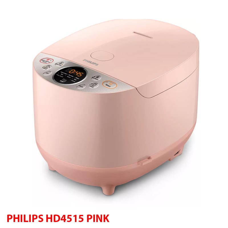 PHILIPS Digital Rice Cooker HD4515/90 1.8L Magic Com Pink Soft Blossom