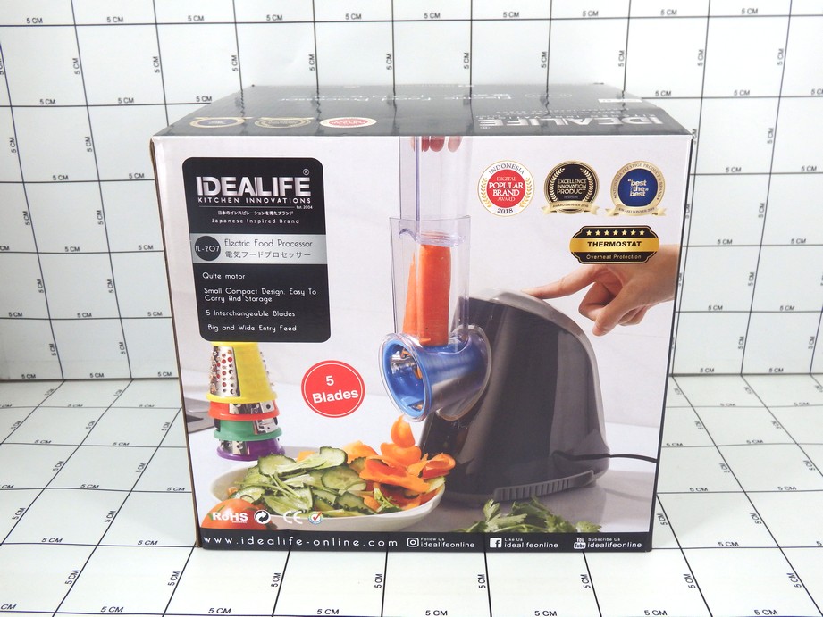IDEALIFE Electric Food Processor Pemotong Elektrik - IL-207