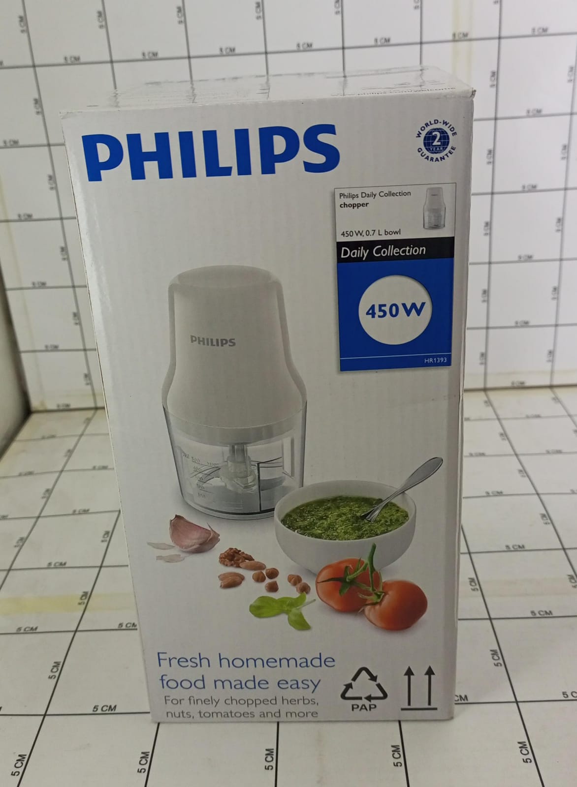PHILIPS HR1393/00 Chopper Electric 700mL HR1393 HR 1393