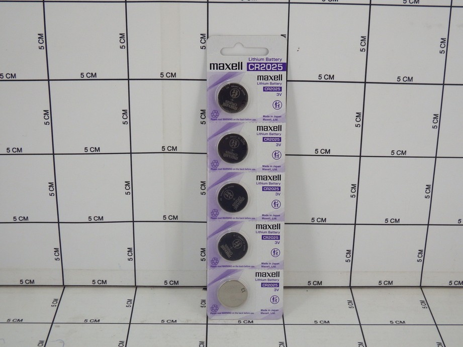 Battery Coin Maxell CR2025 BP5JP 3 volt Diameter: 20 mm Tebal: 2,5 mm
