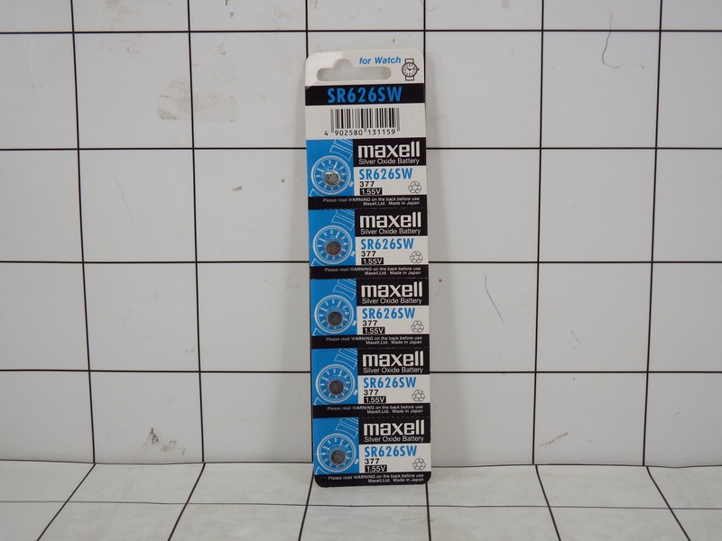 Battery Coin Maxell SR626 BP5JP 27 mAh 1.55V · Height:2.6mm ·