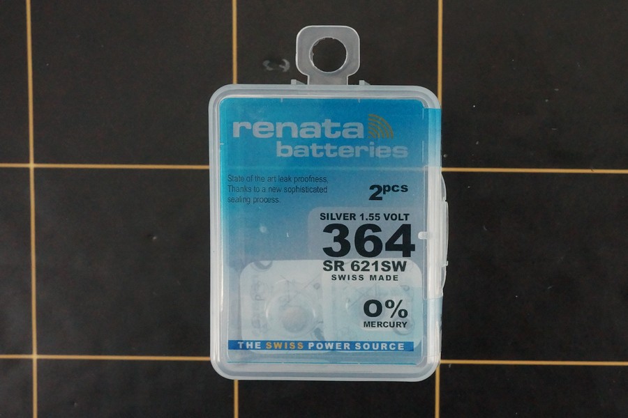 Battery Coin Renata SR621/364 2PC -> 19 mAh · Nominal -> 1.55V ·