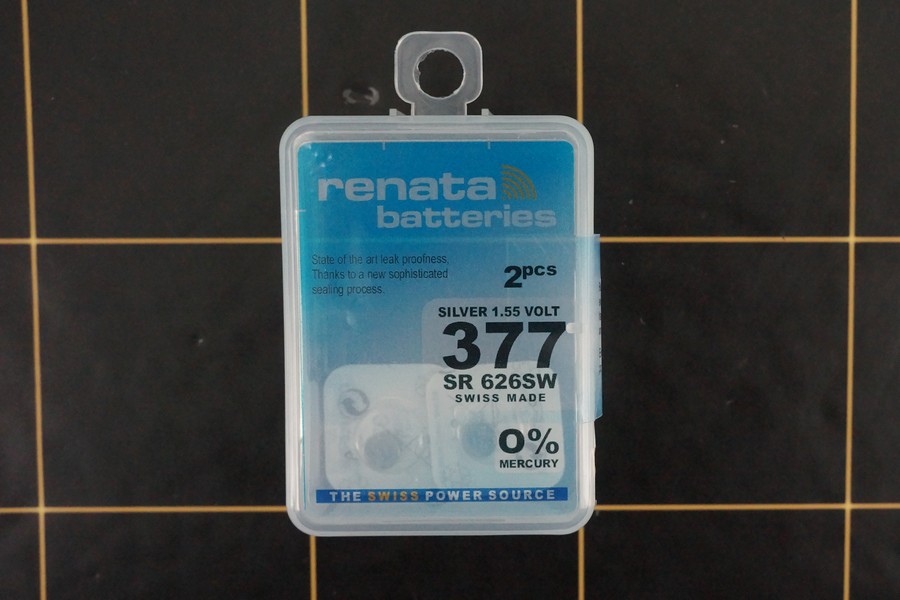 Battery Coin Renata SR626/377 2PC 8K 1,55 Volt