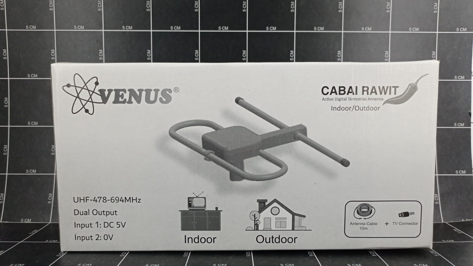 VENUS - Antena TV Digital Analog Indoor Outdoor